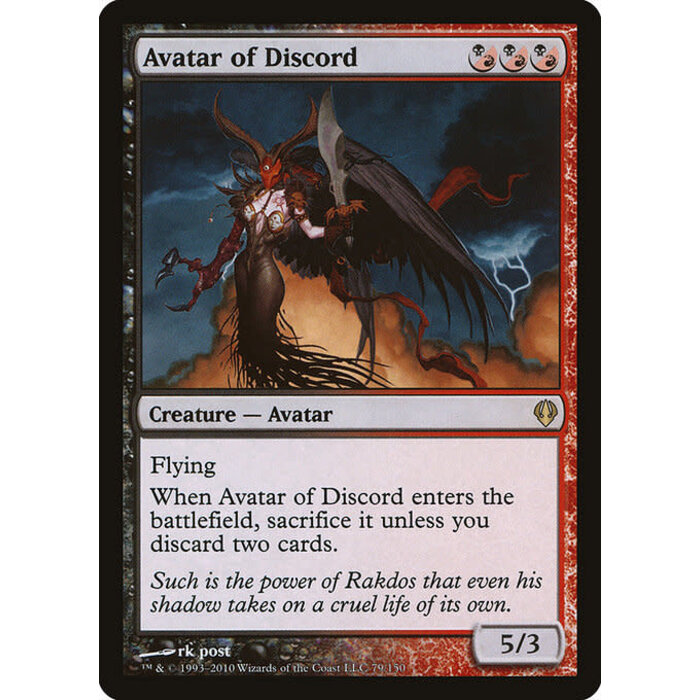 Magic: The Gathering Avatar of Discord (079) Moderately Played