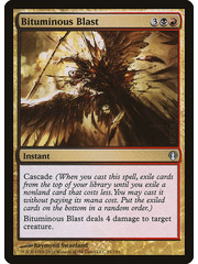 Magic: The Gathering Bituminous Blast (081) Moderately Played