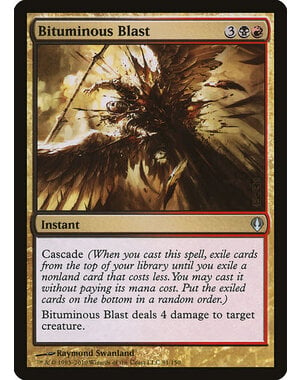 Magic: The Gathering Bituminous Blast (081) Moderately Played