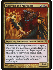 Magic: The Gathering Kaervek the Merciless (088) Heavily Played