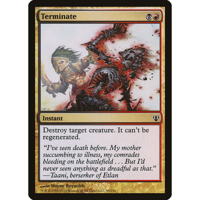 Magic: The Gathering Terminate (095) Heavily Played