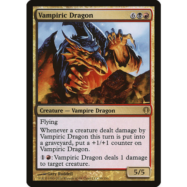 Magic: The Gathering Vampiric Dragon (099) Moderately Played