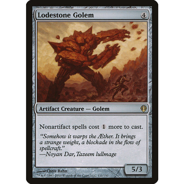 Magic: The Gathering Lodestone Golem (111) Moderately Played