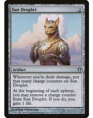 Magic: The Gathering Sun Droplet (117) Moderately Played