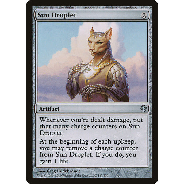 Magic: The Gathering Sun Droplet (117) Moderately Played