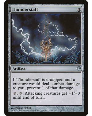 Magic: The Gathering Thunderstaff (122) Heavily Played