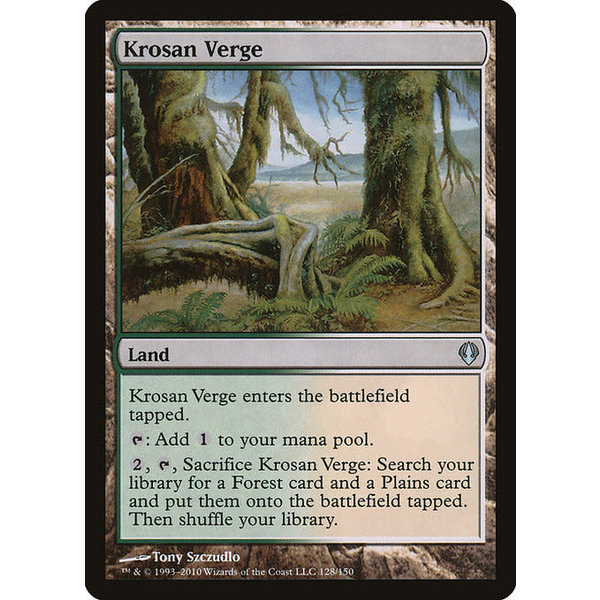 Magic: The Gathering Krosan Verge (128) Moderately Played