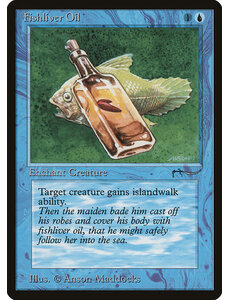 Magic: The Gathering Fishliver Oil (013) Damaged