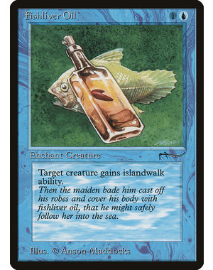 Magic: The Gathering Fishliver Oil (013) Damaged