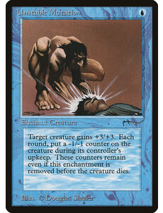 Magic: The Gathering Unstable Mutation (022) Damaged