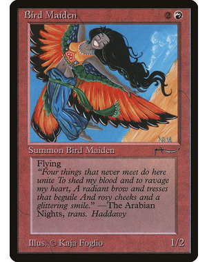 Magic: The Gathering Bird Maiden (037) Damaged