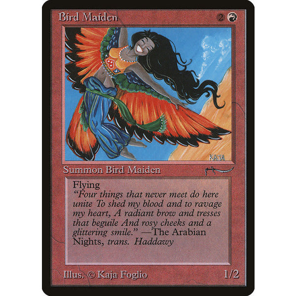 Magic: The Gathering Bird Maiden (037) Damaged