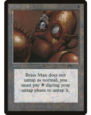 Magic: The Gathering Brass Man (059) Damaged