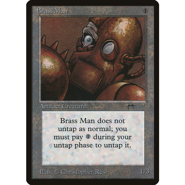 Magic: The Gathering Brass Man (059) Damaged