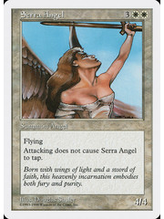 Magic: The Gathering Serra Angel (015) Damaged