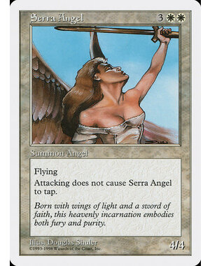 Magic: The Gathering Serra Angel (015) Damaged