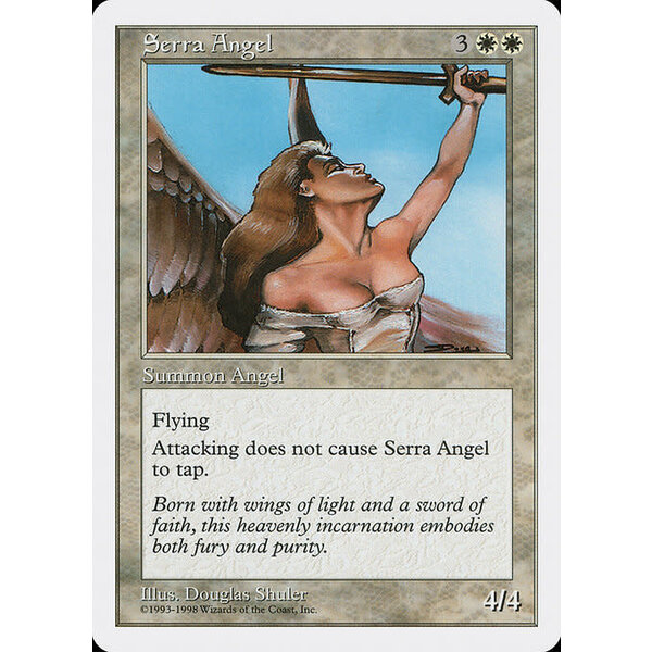 Magic: The Gathering Serra Angel (015) Damaged