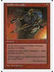 Magic: The Gathering Goblin Grenade (032) Damaged