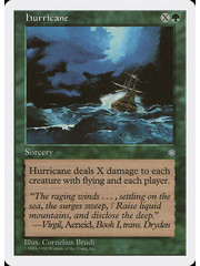 Magic: The Gathering Hurricane (058) Heavily Played