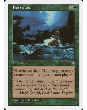 Magic: The Gathering Hurricane (058) Heavily Played