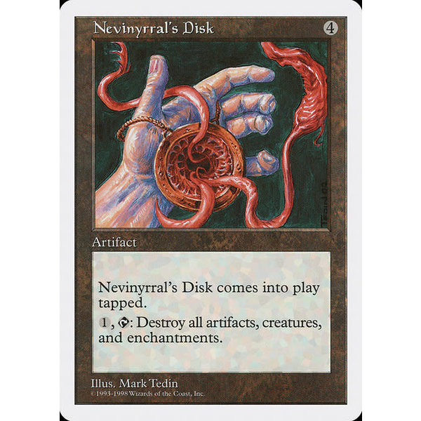 Magic: The Gathering Nevinyrral's Disk (069) Damaged