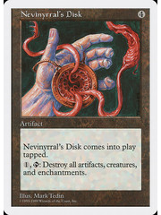 Magic: The Gathering Nevinyrral's Disk (069) Moderately Played