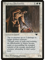 Magic: The Gathering Argivian Blacksmith (002) Damaged