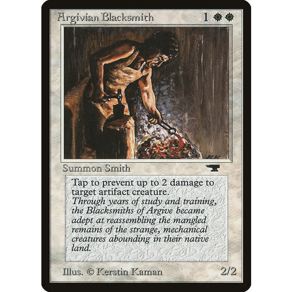 Magic: The Gathering Argivian Blacksmith (002) Moderately Played