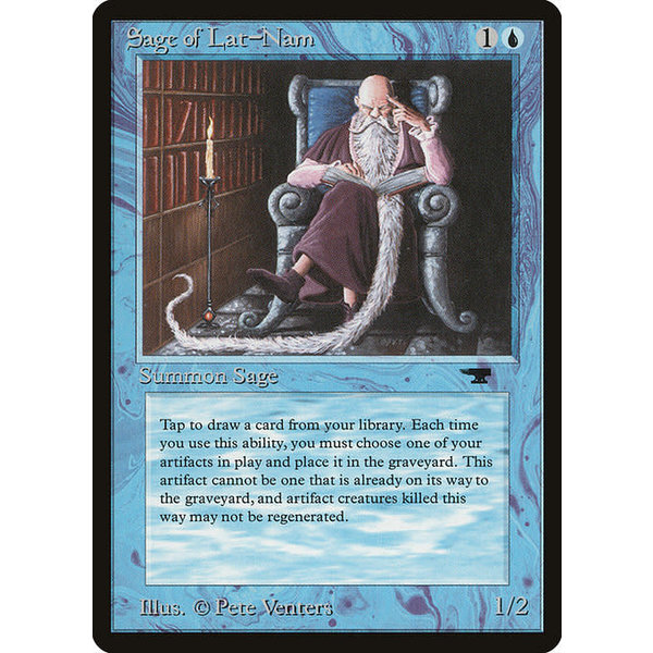 Magic: The Gathering Sage of Lat-Nam (013) Heavily Played