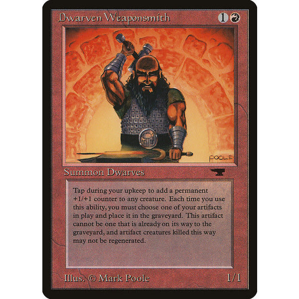 Magic: The Gathering Dwarven Weaponsmith (025) Moderately Played