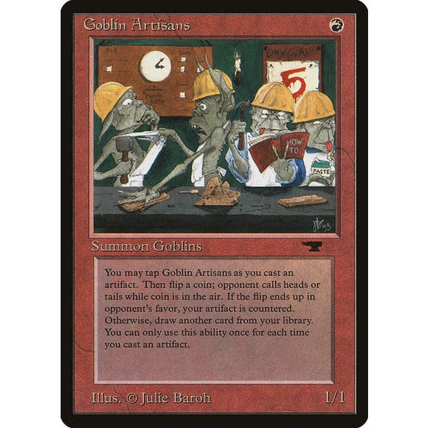 Magic: The Gathering Goblin Artisans (026) Moderately Played