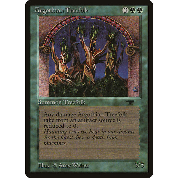 Magic: The Gathering Argothian Treefolk (030) Heavily Played