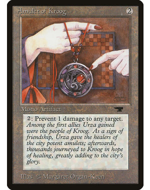 Magic: The Gathering Amulet of Kroog (036) Damaged