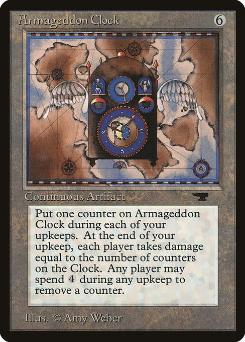 Magic: The Gathering Armageddon Clock (037) Moderately Played - Kingslayer  Games