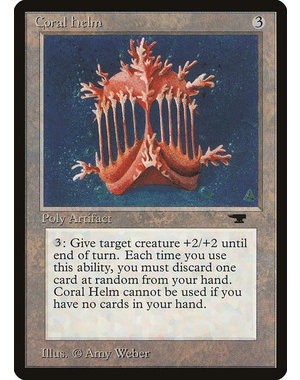 Magic: The Gathering Coral Helm (047) Damaged