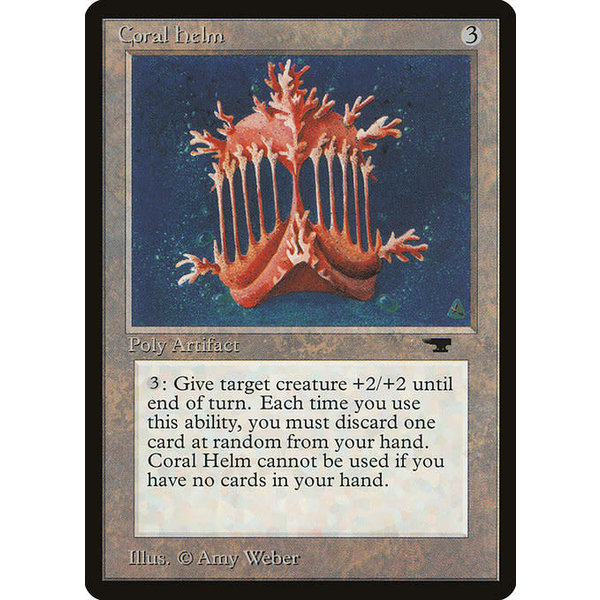 Magic: The Gathering Coral Helm (047) Damaged