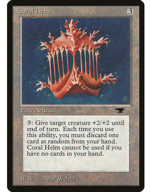 Magic: The Gathering Coral Helm (047) Moderately Played