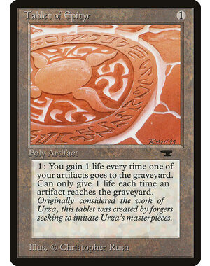 Magic: The Gathering Tablet of Epityr (067) Damaged