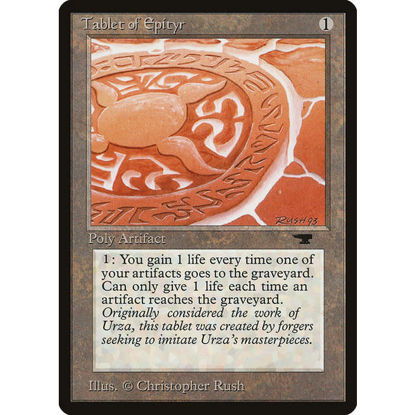 Magic: The Gathering Tablet of Epityr (067) Damaged