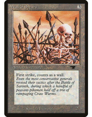 Magic: The Gathering Wall of Spears (077) Damaged