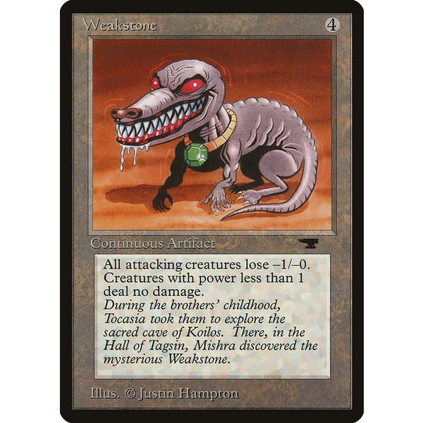 Magic: The Gathering Weakstone (078) Damaged