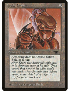 Magic: The Gathering Yotian Soldier (079) Damaged