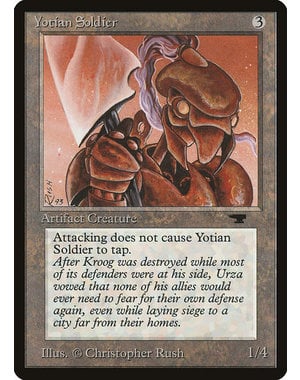 Magic: The Gathering Yotian Soldier (079) Damaged