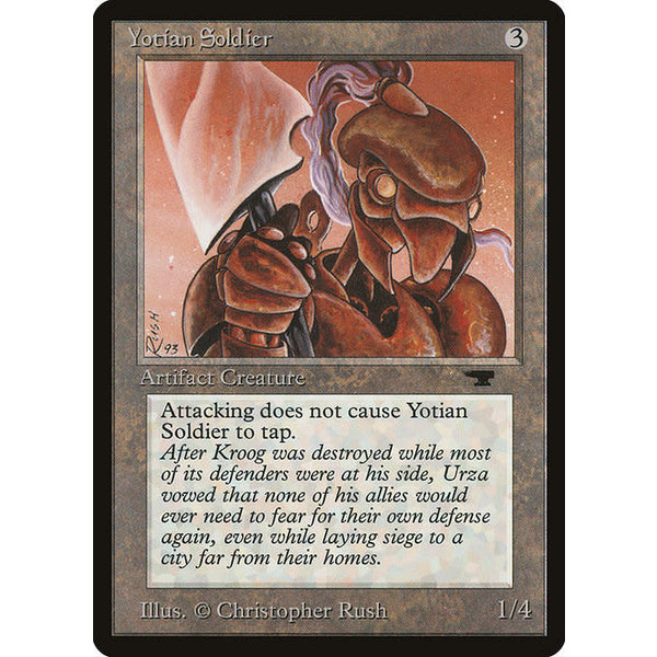 Magic: The Gathering Yotian Soldier (079) Damaged