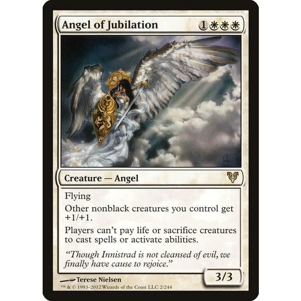 Magic: The Gathering Angel of Jubilation (002) Heavily Played Foil