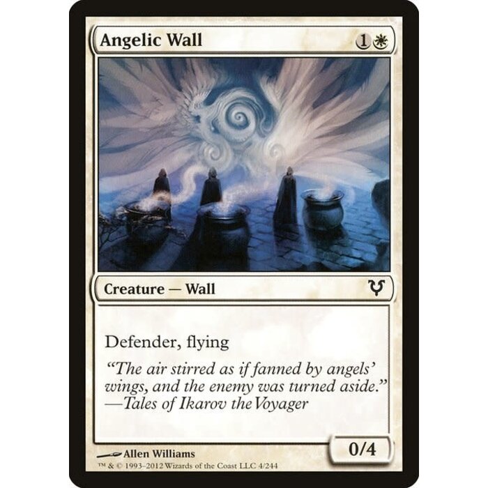 Magic: The Gathering Angelic Wall (004) Moderately Played