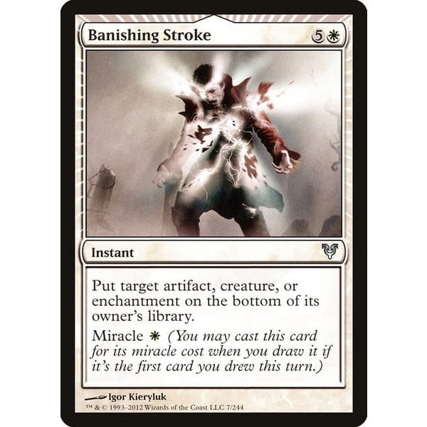 Magic: The Gathering Banishing Stroke (007) Moderately Played