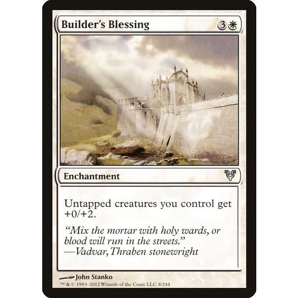 Magic: The Gathering Builder's Blessing (008) Heavily Played Foil