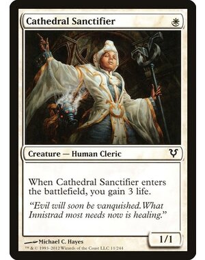 Magic: The Gathering Cathedral Sanctifier (011) Moderately Played