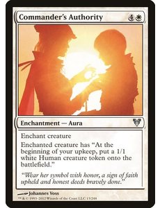 Magic: The Gathering Commander's Authority (013) Moderately Played